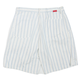 WRANGLER Womens Casual Shorts White Striped M W32