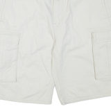 LEVI'S Mens Cargo Shorts White XL W40