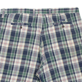 CHAPS Mens Chino Shorts Green Check XL W38