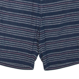 TOMMY HILFIGER Mens Casual Shorts Blue Striped XL W40