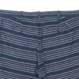 TOMMY HILFIGER Mens Casual Shorts Blue Striped XL W40