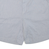 NAUTICA Mens Chino Shorts White Striped XL W40