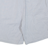 NAUTICA Mens Chino Shorts White Striped XL W40