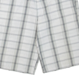 DICKIES Mens Chino Shorts White Check M W34