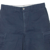 DICKIES Mens Cargo Shorts Blue L W35