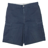 DICKIES Mens Cargo Shorts Blue L W35