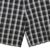 DICKIES Mens Casual Shorts Black Check XL W38