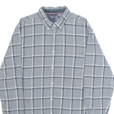 TOMMY HILFIGER Slim Fit Mens Shirt Grey Check Long Sleeve XL