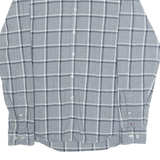 TOMMY HILFIGER Slim Fit Mens Shirt Grey Check Long Sleeve XL