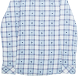 WRANGLER Womens Shirt Blue Crazy Pattern Long Sleeve M