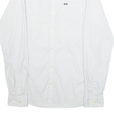 DIESEL Mens Shirt White Polka Dot Long Sleeve L