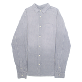 ALL SAINTS Mens Shirt Grey Gingham Long Sleeve M