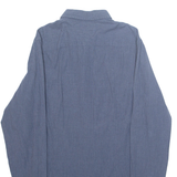 TOMMY HILFIGER Slim Fit Mens Shirt Blue Polka Dot Long Sleeve L