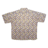 PIERRE CARDIN Mens Shirt Beige Colourblock 2XL