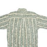 WOOLRICH Mens Shirt Green Crazy Pattern M