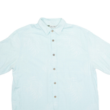 ISLAND BLUE Mens Shirt Blue Floral XL