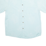 ISLAND BLUE Mens Shirt Blue Floral XL