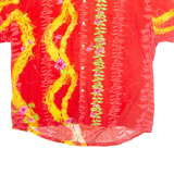 MAMO Womens Shirt Red Floral XL