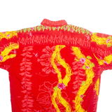 MAMO Womens Shirt Red Floral XL