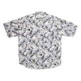 HENRY GRETHEL Womens Shirt Purple Crazy Pattern L