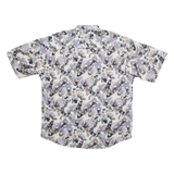 HENRY GRETHEL Womens Shirt Purple Crazy Pattern L