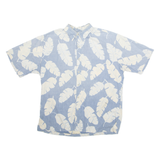 COOKE STREET Womens Shirt Blue Crazy Pattern L