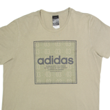 ADIDAS Mens T-Shirt Brown M