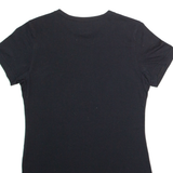 REEBOK Womens T-Shirt Black XS