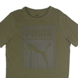 PUMA Mens T-Shirt Green S