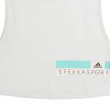 ADIDAS Stellasport 8-10 Womens Vest White Sleeveless S