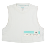 ADIDAS Stellasport 8-10 Womens Vest White Sleeveless S