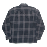CALVIN KLEIN JEANS Mens Shirt Black Check Long Sleeve S