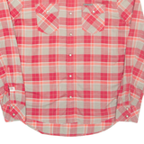 DIESEL Mens Shirt Red Check Long Sleeve M