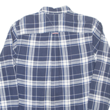 TOMMY HILFIGER Mens Shirt Blue Check Long Sleeve M