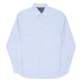 TED BAKER Mens Plain Shirt Blue Long Sleeve L