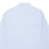 TED BAKER Mens Plain Shirt Blue Long Sleeve L