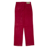 DOLCE & GABBANA J&ans Womens Trousers Red Regular Straight 90s W28 L31