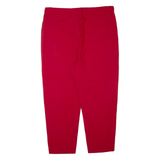 MARNI Womens Trousers Red Regular Tapered Viscose W38 L25