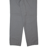 BALMAIN Chino Mens Trousers Grey Regular Straight 90s Wool W34 L34