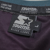 STARTER Black Label Mens Jersey Maroon V-Neck L