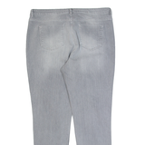 THE WHITE COMPANY Brompton Fit Womens Jeans Grey Boyfriend Stone Wash W34 L30