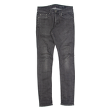 ALL SAINTS Cigarette Fit Womens Jeans Black Slim Skinny W28 L32