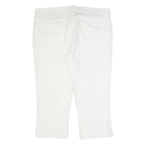 JOULES 3/4 Length Womens Jeans White Slim Straight W38 L22