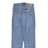 LEE Womens Jeans Blue Regular Mom Stone Wash W25 L28