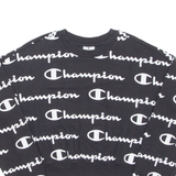 CHAMPION Cropped Womens Sweatshirt Black XS