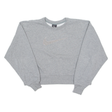 NIKE Cropped Womens Sweatshirt Grey XS