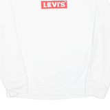 LEVI'S Mens Sweatshirt White S