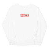 LEVI'S Mens Sweatshirt White S
