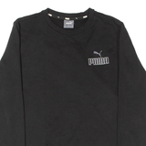 PUMA Mens Sweatshirt Black Crew Neck XS