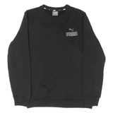 PUMA Mens Sweatshirt Black Crew Neck XS